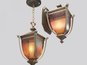 kichler lighting 49106rz warner park 3D Model