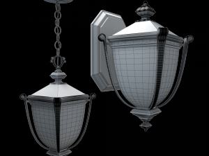 kichler lighting 49106rz warner park 3D Model
