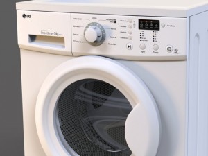 washing machine lg f10b8qd 3D 모델