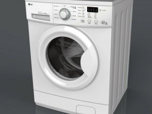 washing machine lg f10b8qd 3D 모델