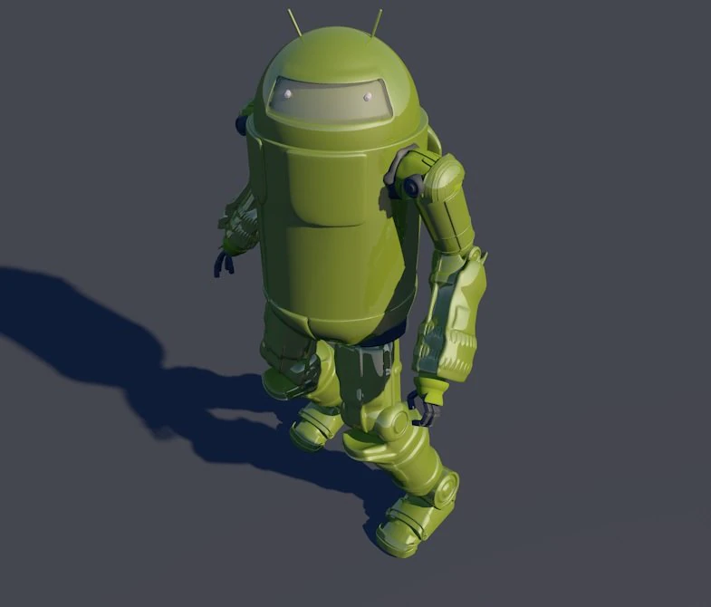 androuid robot 3D Model .c4d .max .obj .3ds .fbx .stl .blend 