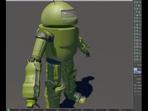 androuid robot Modelo 3D