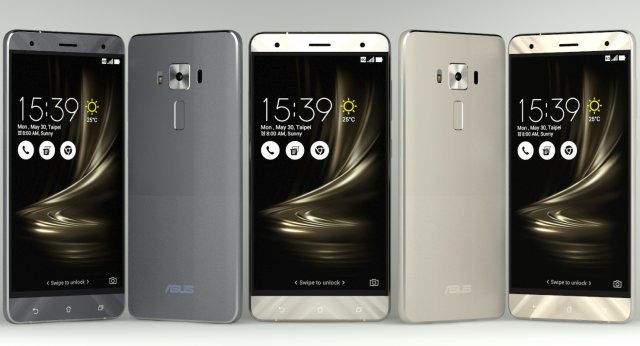 asus zenfone 3 delux Modelo 3D .c4d .max .obj .3ds .fbx .stl .blend 