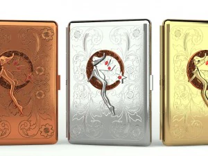 cigarette case fairy on the crescent moon 3D Model