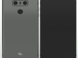 lg g6 black 3Dモデル