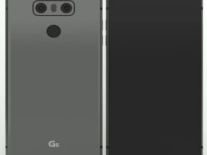 lg g6 black 3D Model