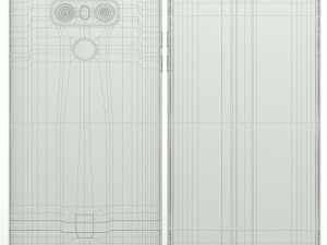 lg g6 black 3Dモデル