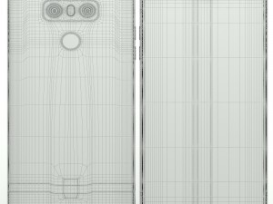 lg g6 black 3Dモデル