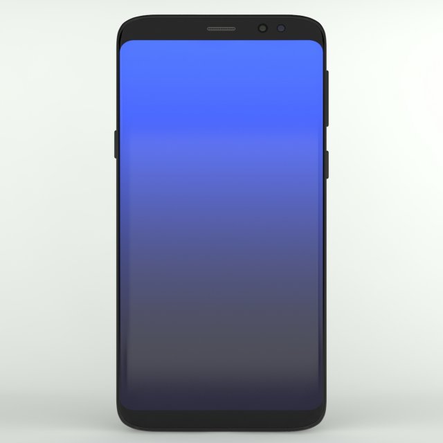 samsung galaxy s8 3D Model .c4d .max .obj .3ds .fbx .stl .blend 