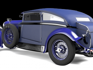 bentley blue train Model 3D