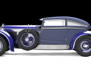 bentley blue train Model 3D