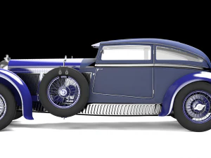 bentley blue train 3D Model