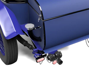 bentley blue train 3D Model