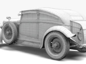 bentley blue train 3D Model