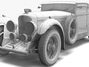 bentley blue train Model 3D