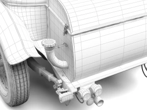 bentley blue train 3D Model