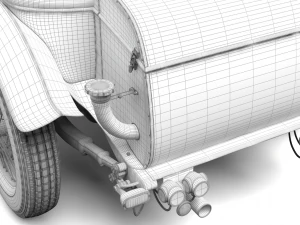 bentley blue train 3D Model