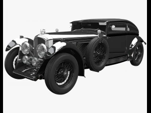 bentley blue train black 3D Model