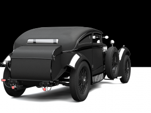 bentley blue train black 3D 模型