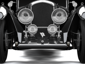 bentley blue train black 3D 模型