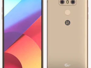 lg g6 plus optico terra dorado Modelo 3D