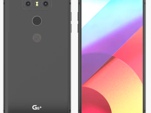 lg g6 plus optical astra black 3D Model