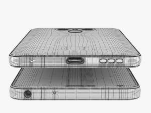 lg g6 plus optical astra black 3D Model