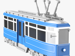 tram reduced model 3D-Modell