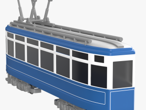 tram reduced model 3D 모델