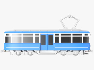 tram reduced model 3D 모델