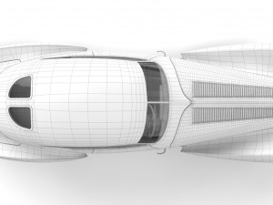delage d8 120 s pourtout aero coupe black 3D Model