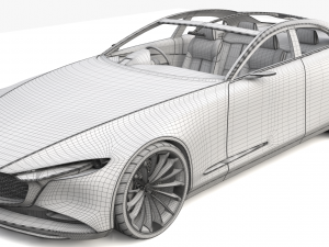 mazda vision coupe concept 3Dモデル