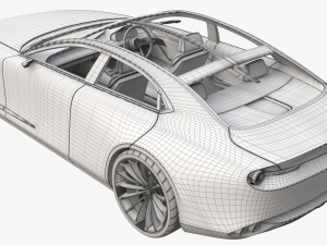 mazda vision coupe concept 3Dモデル