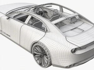 mazda vision coupe concept 3D Model