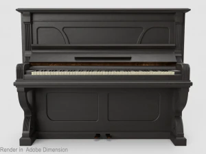 old piano 3D Model