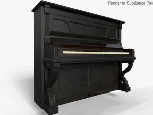 vecchio pianoforte Modello 3D