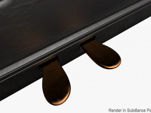 vecchio pianoforte Modello 3D