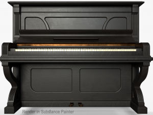 old piano 3Dモデル