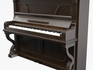 vecchio pianoforte Modello 3D