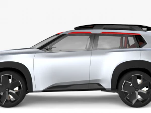 nissan xmotion concept with interior 3D Model