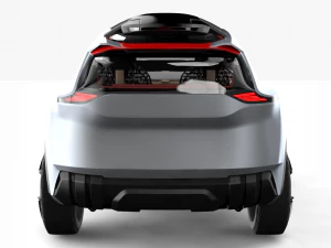 nissan xmotion concept with interior 3D Model