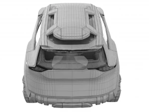nissan xmotion concept with interior 3D Model