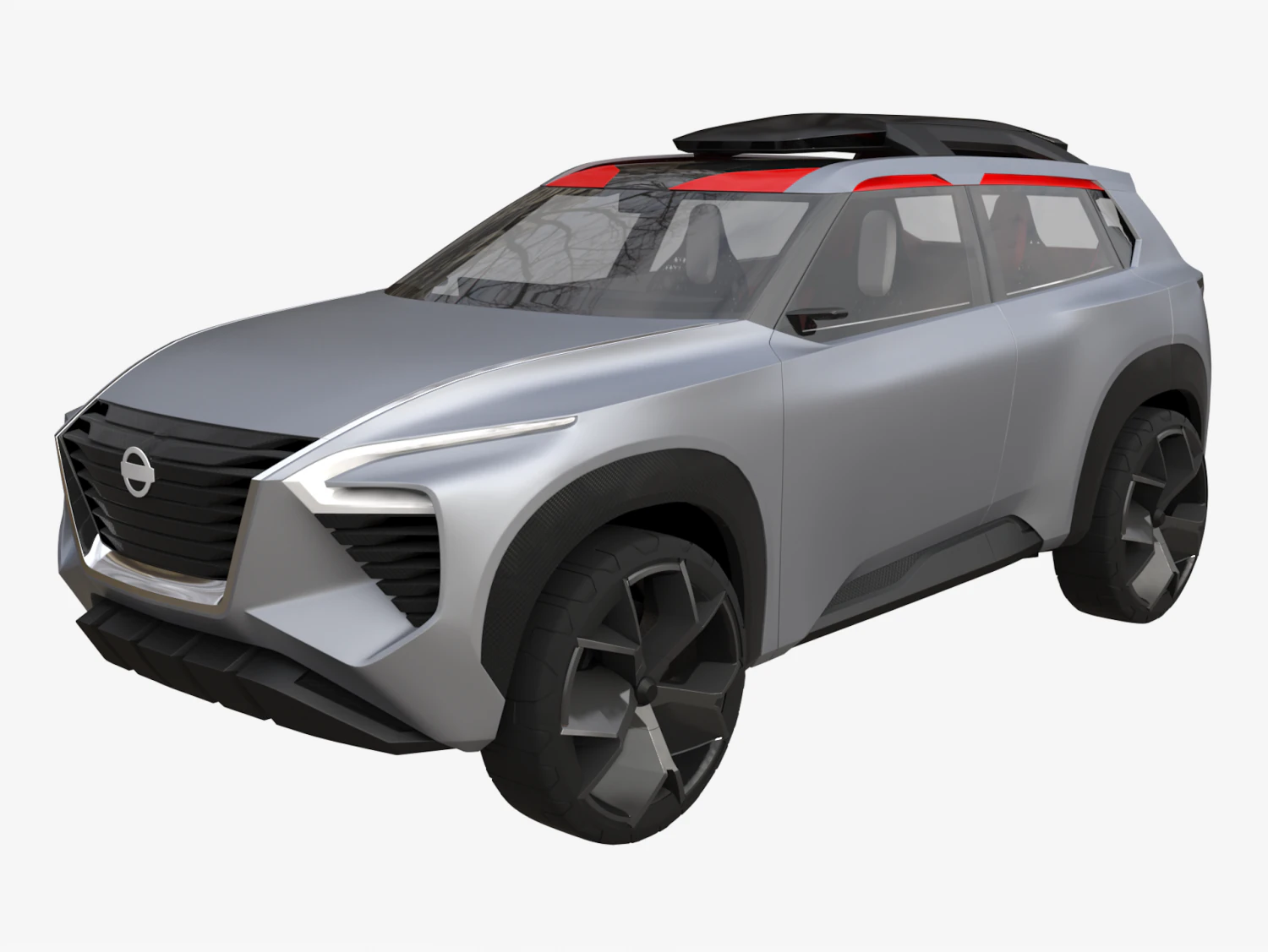 nissan xmotion concept with interior 3D Model .c4d .max .obj .3ds .fbx .stl .blend