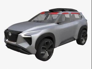 nissan xmotion concept with interior 3D Model
