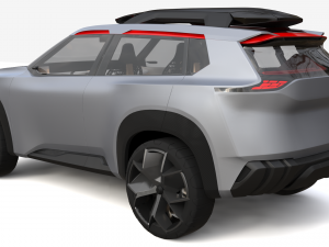 nissan xmotion concept with interior 3D Model