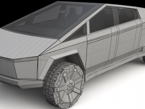 tesla cybertruck Modelo 3D