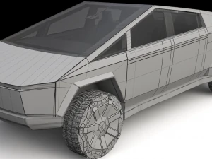 tesla cybertruck 3D Model