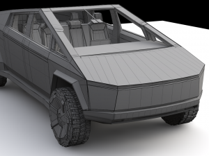 tesla cybertruck Modelo 3D