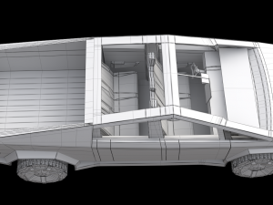tesla cybertruck Modelo 3D
