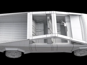 tesla cybertruck 3D Model